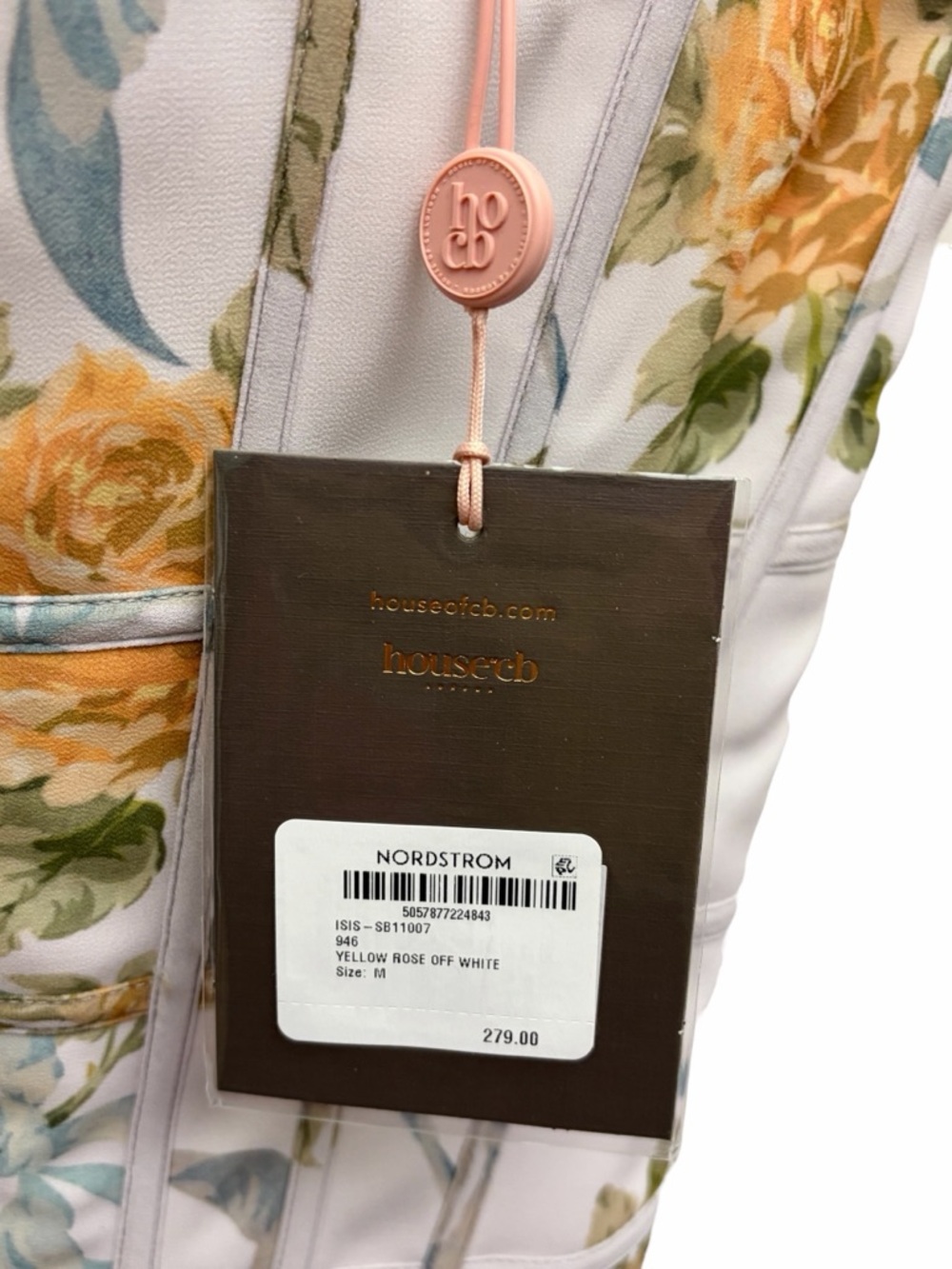 House of CB Isis Yellow Rose Corset Maxi Dress NWT Size M Floral Lace Trim - Picture 7 of 16